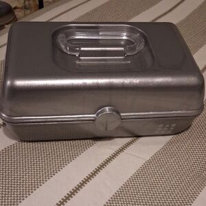Silver Metal Storage Box